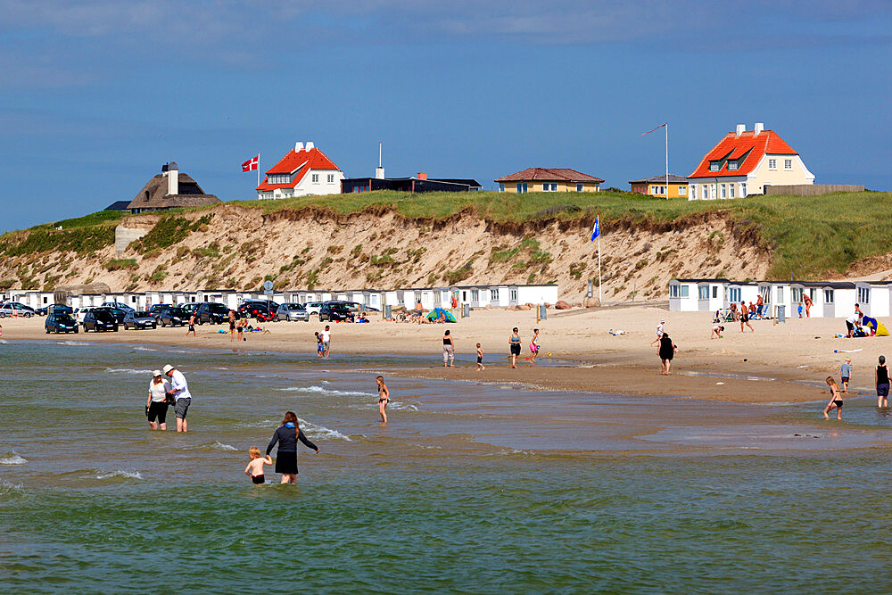 Beach view, Lokken, Jutland, Denmark, Scandinavia, Europe