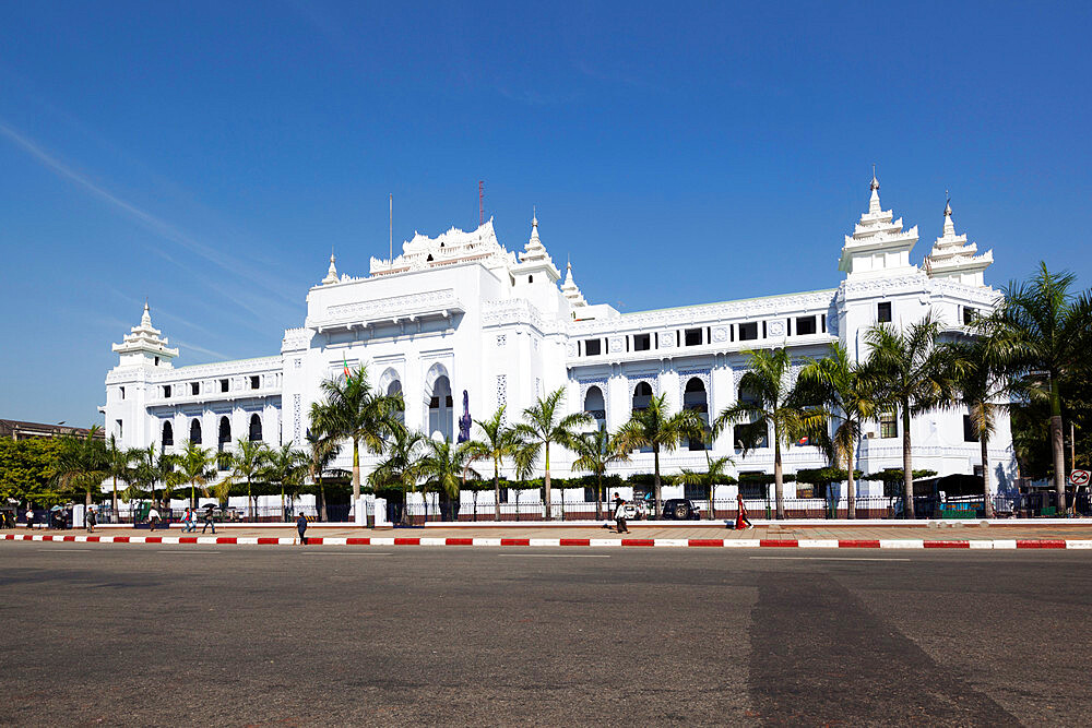 City Hall, Yangon (Rangoon), Yangon Region, Myanmar (Burma), Asia