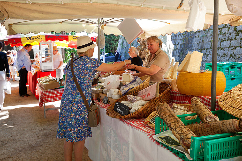 Local market, Saint-Paul-de-Vence, Provence-Alpes-Cote d'Azur, Provence, France, Europe