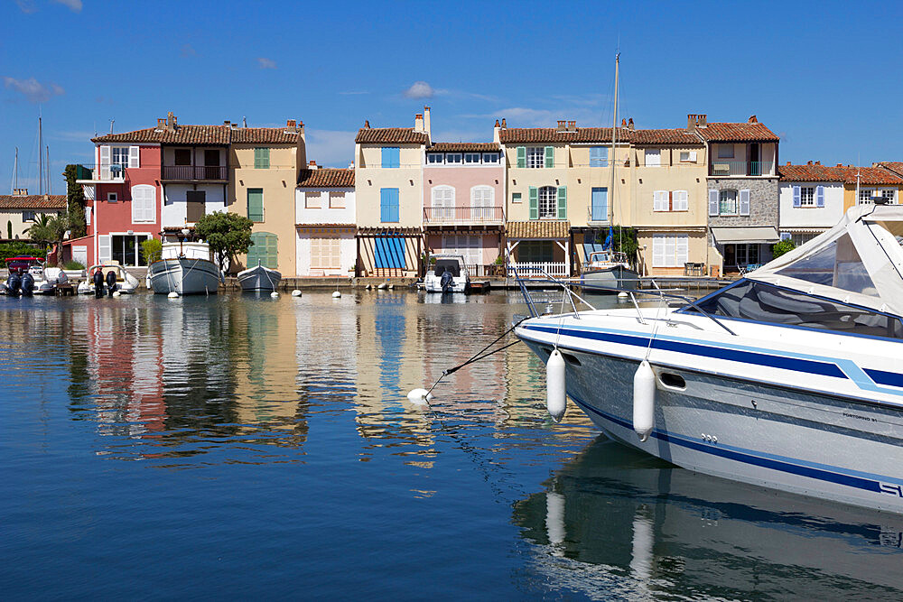 Port Grimaud, Var, Provence-Alpes-Cote d'Azur, Provence, France, Mediterranean, Europe