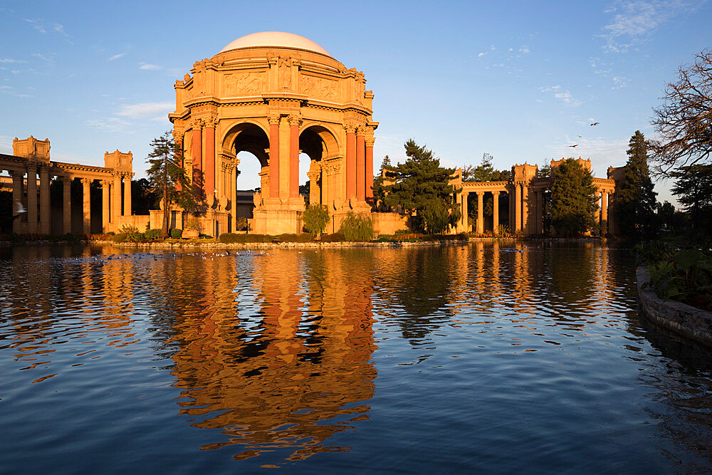 Palace of Fine Arts, San Francisco, California, United States of America, North America