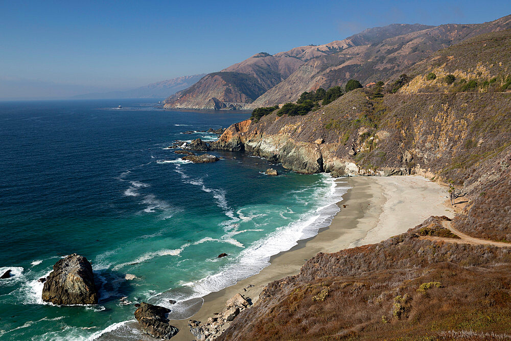 Coastline near Lucia, Big Sur, Monterey County, California, United States of America, North America