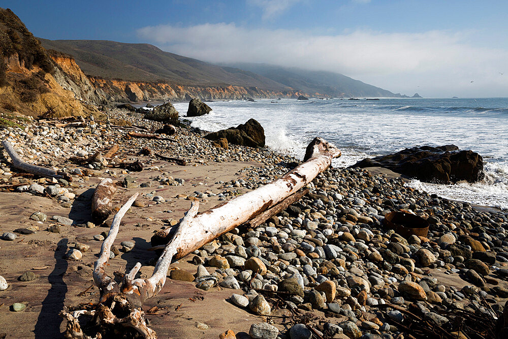 Beach at Andrew Molera State Park, Big Sur, Monterey County, California, United States of America, North America