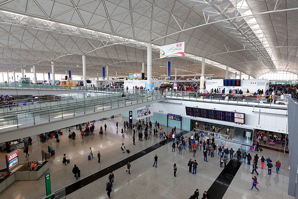 Hong Kong International Airport, Chek Lap Kok Island, Hong Kong, China, Asia