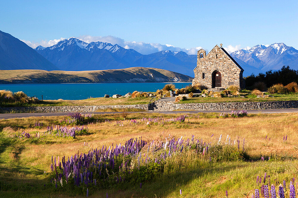 Church of the Good Shepherd, Lake Tekapo, Canterbury region, South Island, New Zealand, Pacific