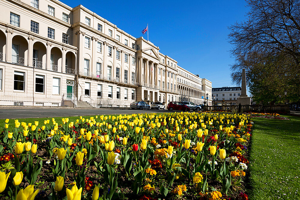 The Promenade and Municipal Offices, Cheltenham, Gloucestershire, England, United Kingdom, Europe