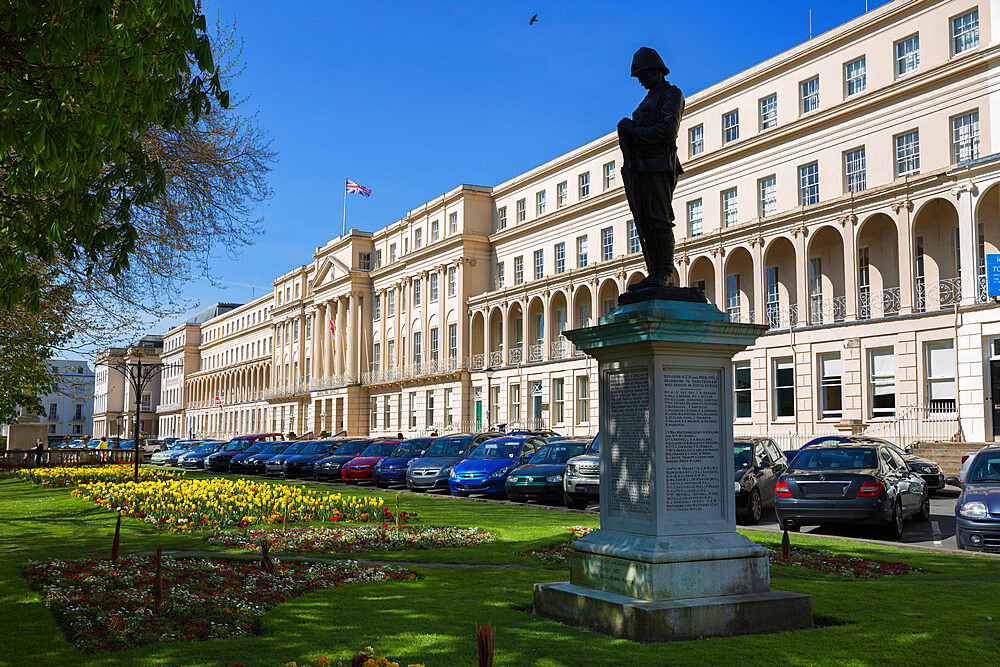 The Promenade and Municipal Offices, Cheltenham, Gloucestershire, England, United Kingdom, Europe