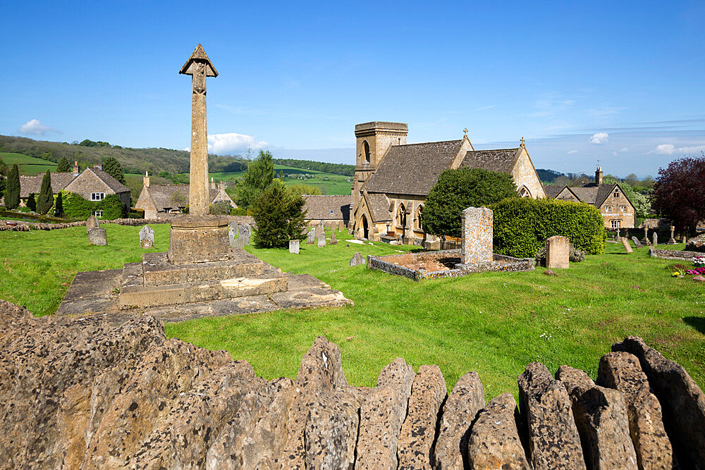 St. Barnabas church, Snowshill, Cotswolds, Gloucestershire, England, United Kingdom, Europe