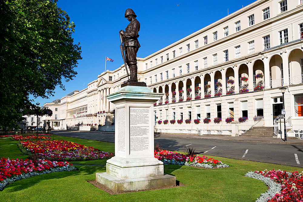 Boer War Memorial and Municipal Offices, The Promenade, Cheltenham, Gloucestershire, England, United Kingdom, Europe