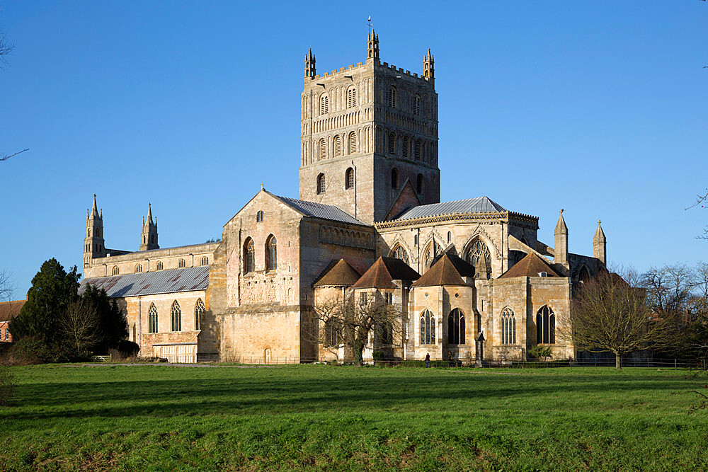 Tewkesbury Abbey (Abbey Church of St. Mary the Virgin), Tewkesbury, Gloucestershire, England, United Kingdom, Europe