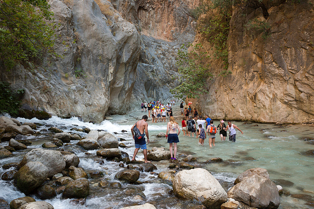 Saklikent Gorge, near Fethiye, Mugla Province, Lycia, Mediterranean Coast, Southwest Turkey, Anatolia, Turkey, Asia Minor, Eurasia