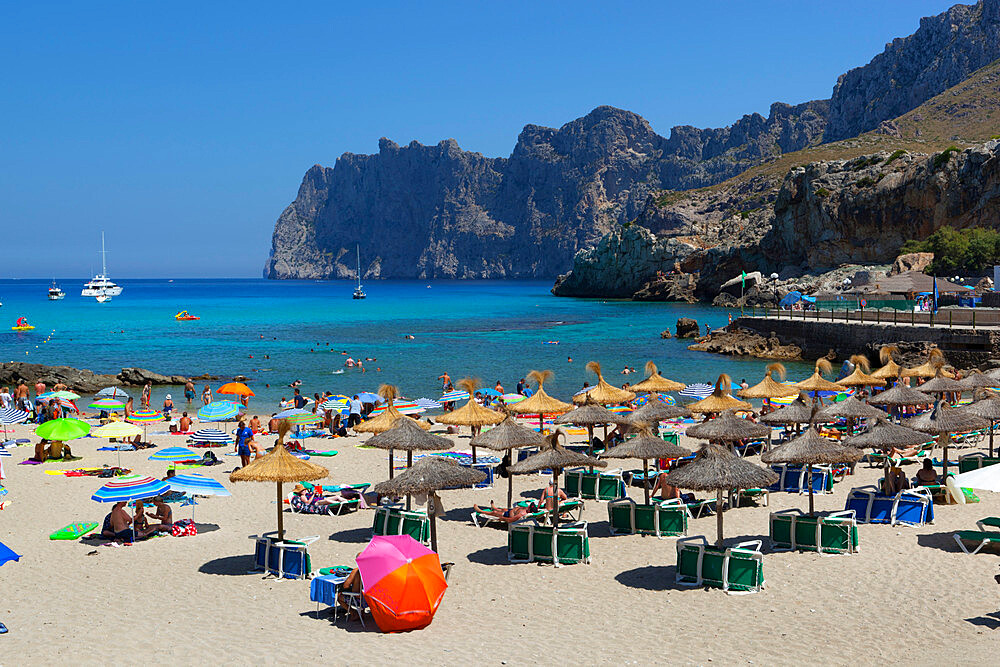 Cala San Vincente (Cala Sant Vicenc), Mallorca (Majorca), Balearic Islands, Spain, Mediterranean, Europe