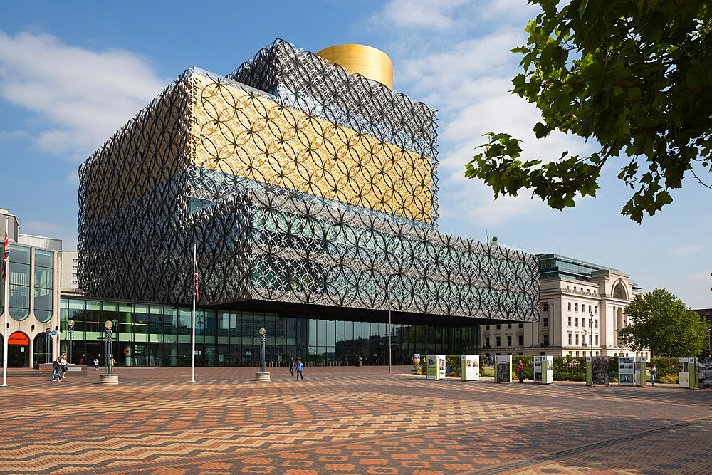 The Library of Birmingham, Centenary Square, Birmingham, West Midlands, England, United Kingdom, Europe