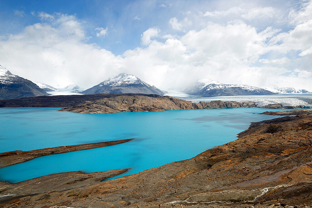 Upsala Glacier on Lago Argentino, El Calafate, Parque Nacional Los Glaciares, UNESCO World Heritage Site, Patagonia, Argentina, South America