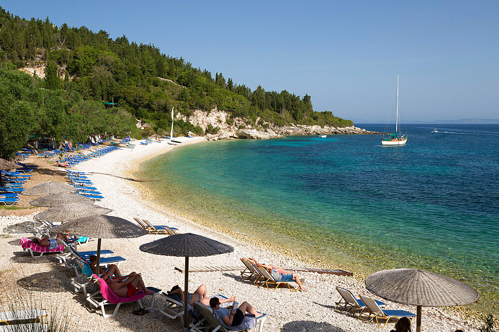 Monodendri beach, Paxos, Ionian Islands, Greek Islands, Greece, Europe