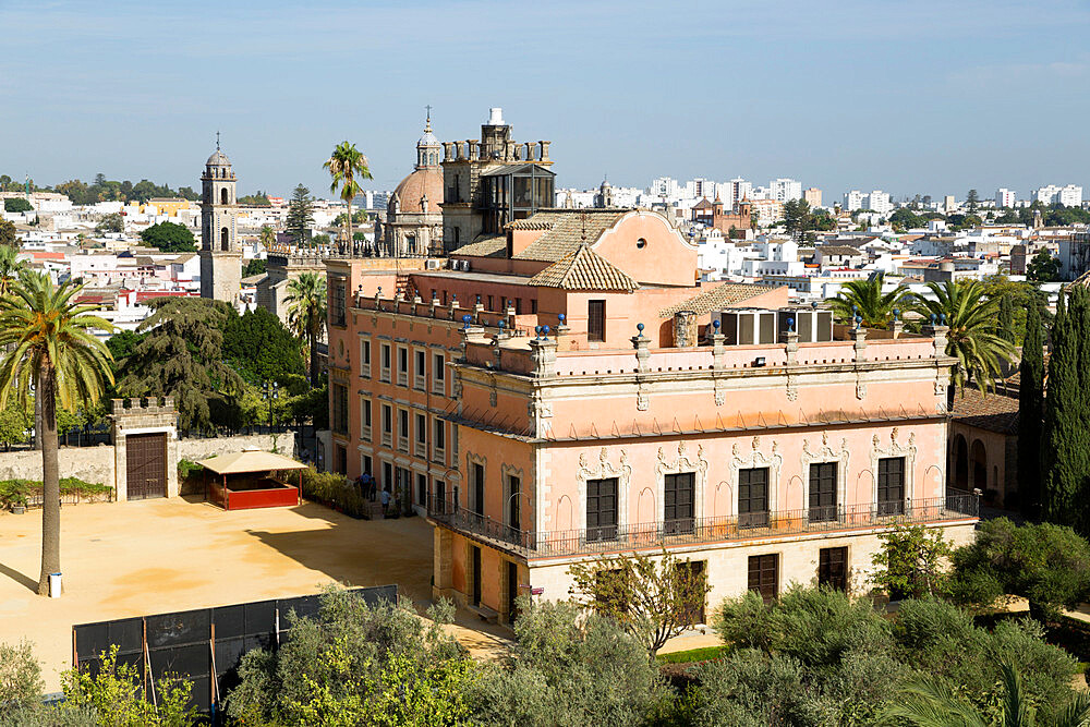 Palacio de Villavicencio inside the Alcazar, Jerez de la Frontera, Cadiz province, Andalucia, Spain, Europe