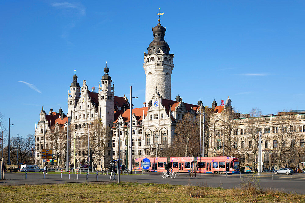 New Town Hall, Leipzig, Saxony, Germany, Europe