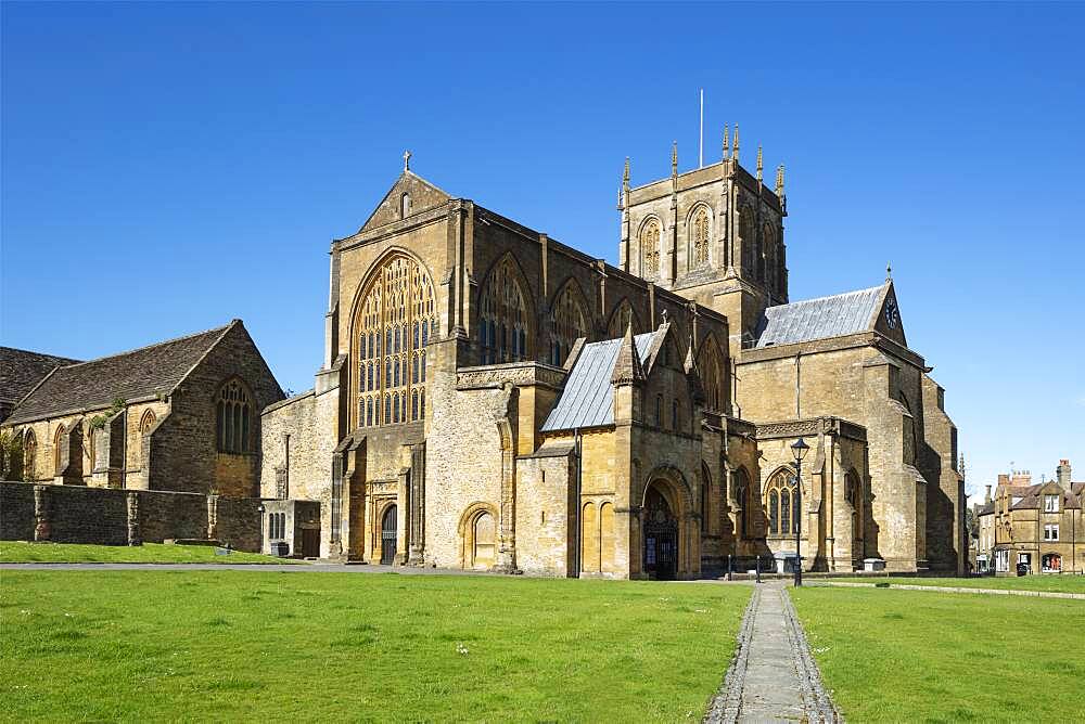 Sherborne Abbey, Sherborne, Dorset, England, United Kingdom, Europe