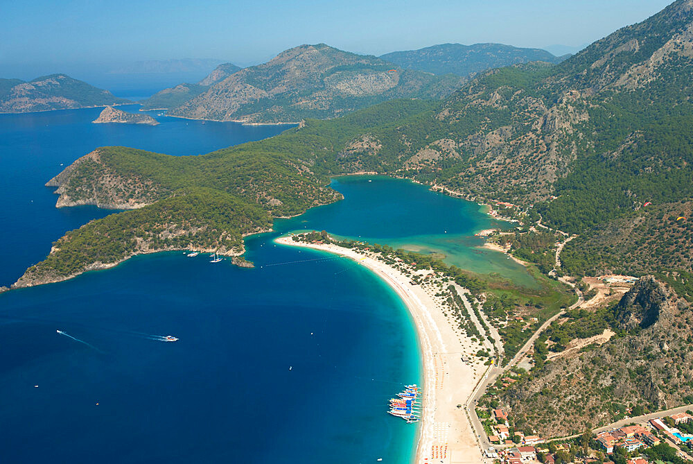 Lagoon Beach, Olu Deniz, near Fethiye, Aegean, Anatolia, Turkey, Asia Minor, Eurasia