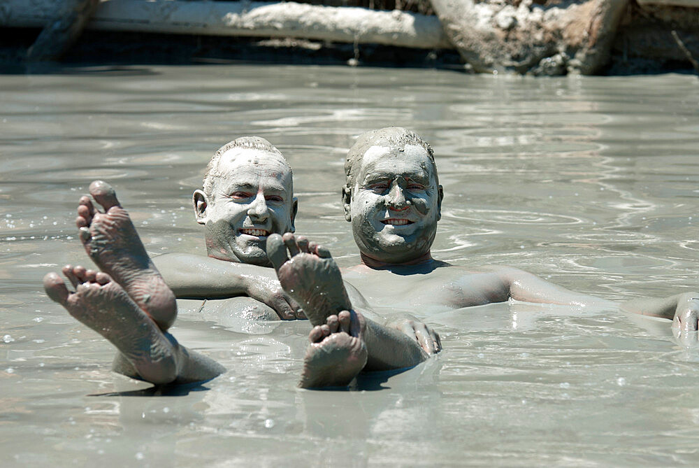 Dalyan mud baths, Dalyan, Anatolia, Turkey, Asia Minor, Eurasia