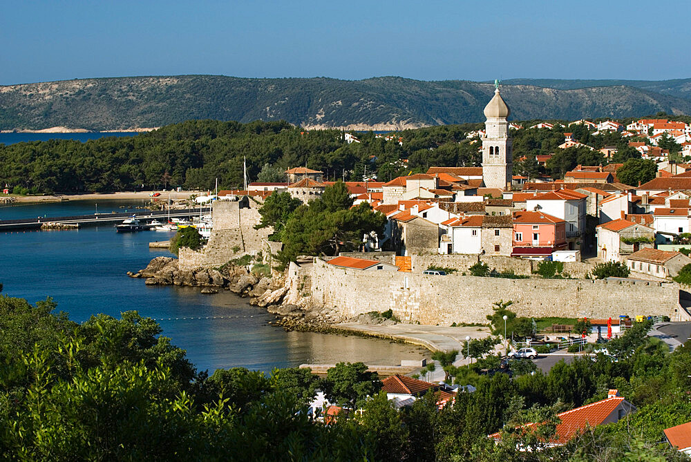 Krk Town, Krk Island, Kvarner Gulf, Croatia, Adriatic, Europe