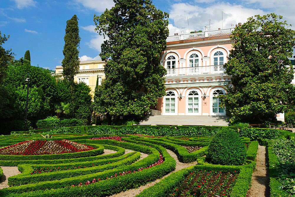 The Park and Villa Angiolina, Opatija, Kvarner Gulf, Croatia, Europe