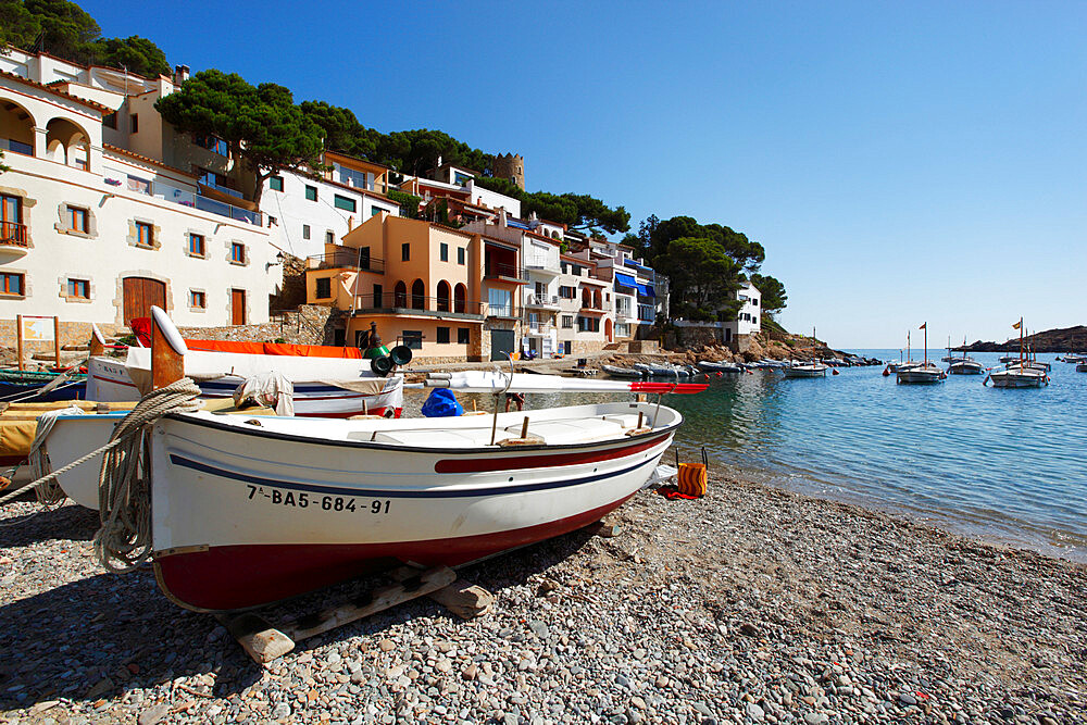 Sa Tuna, near Begur, Costa Brava, Catalonia, Spain, Mediterranean, Europe