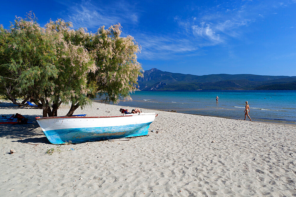 Beach view, Psili Ammos, Samos, Aegean Islands, Greece