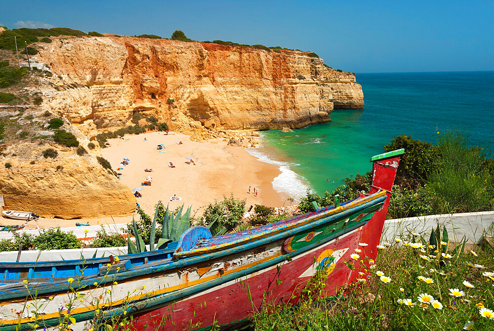 Praia da Benagil, Benagil, Algarve, Portugal, Europe