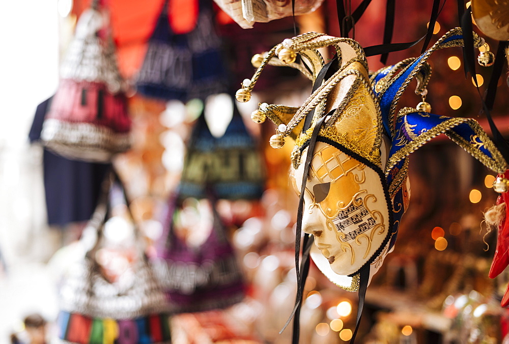 Traditional souvenirs for sale on street, Naples, Campania, Italy, Europe