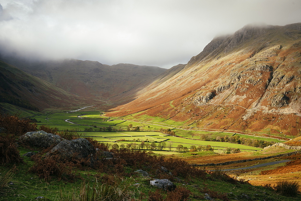 Langdale Valley, Lake District National Park, UNESCO World Heritage Site, Cumbria, England, United Kingdom, Europe