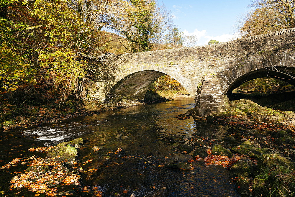 Stone Bridge, Clappersgate, Lake District National Park, UNESCO World Heritage Site, Cumbria, England, United Kingdom, Europe