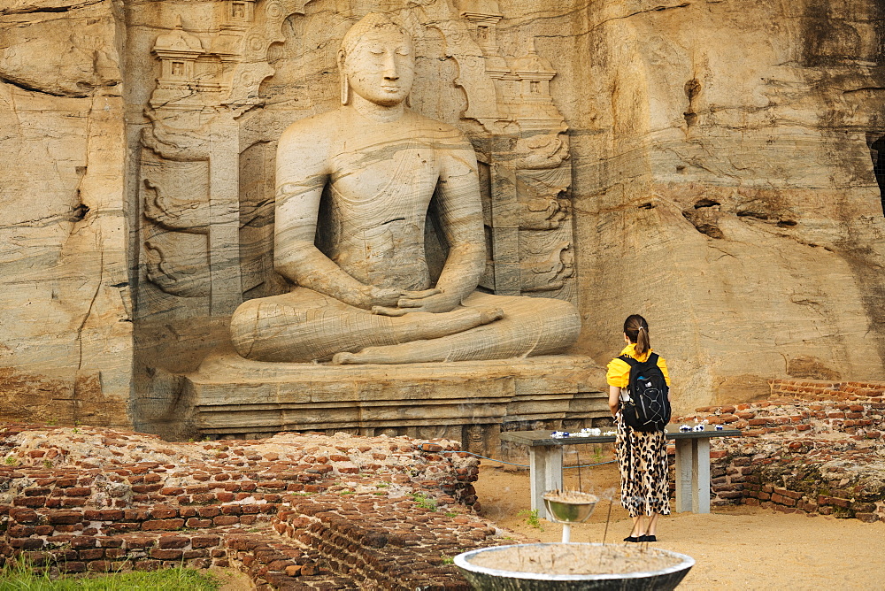 Gal Vihara Temple, Polonnaruwa, UNESCO World Heritage Site, North Central Province, Sri Lanka, Asia