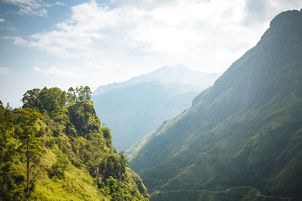 View from Little Adam's Peak, Ella, Uva Province, Sri Lanka, Asia