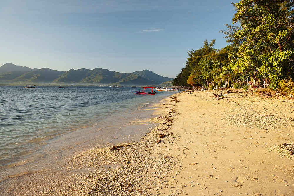 Beach at Gili Air, Gili Islands, Lombok Region, Indonesia, Southeast Asia, Asia