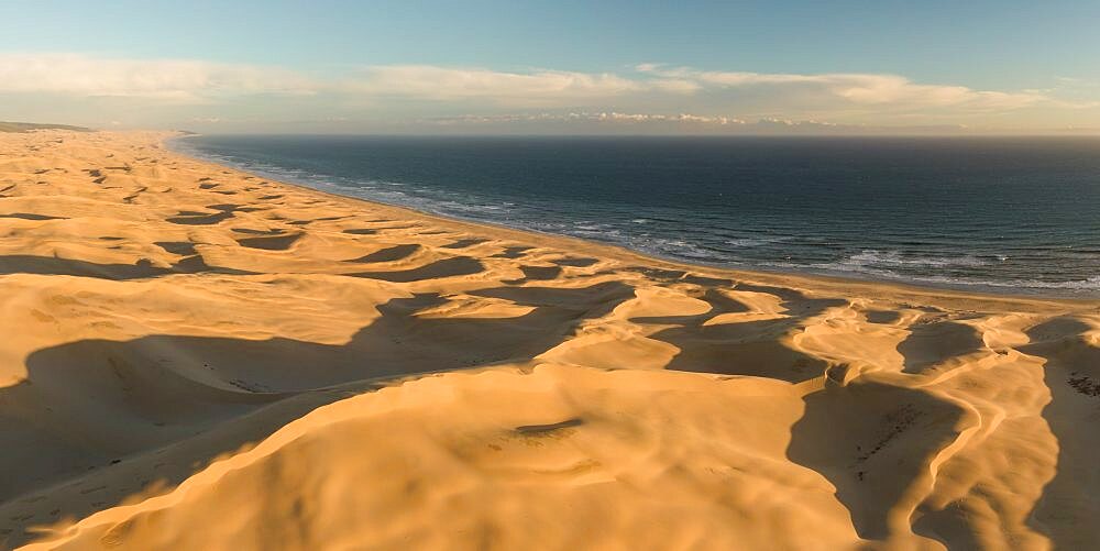 Aerial view of Sand Dunes, Addo Elephant National Park, Eastern Cape, South Africa