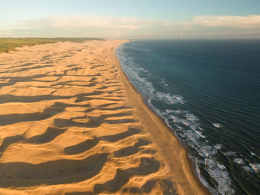 Aerial view of Sand Dunes, Addo Elephant National Park, Eastern Cape, South Africa