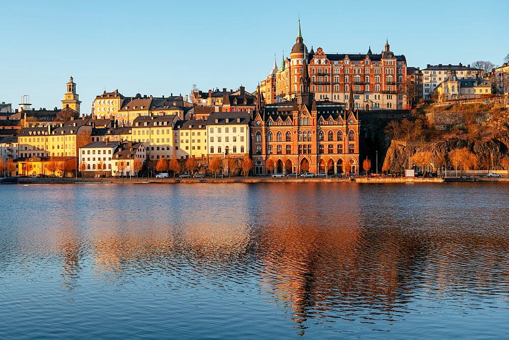 View towards Sodermalm, Stockholm, Sv?dermanland and ???Uppland, Sweden