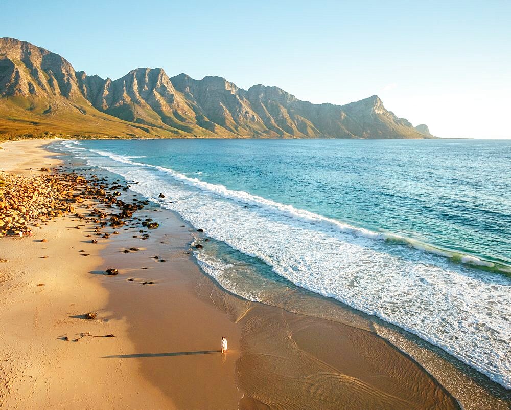 Aerial view of Kogel Bay, Western Cape, South Africa