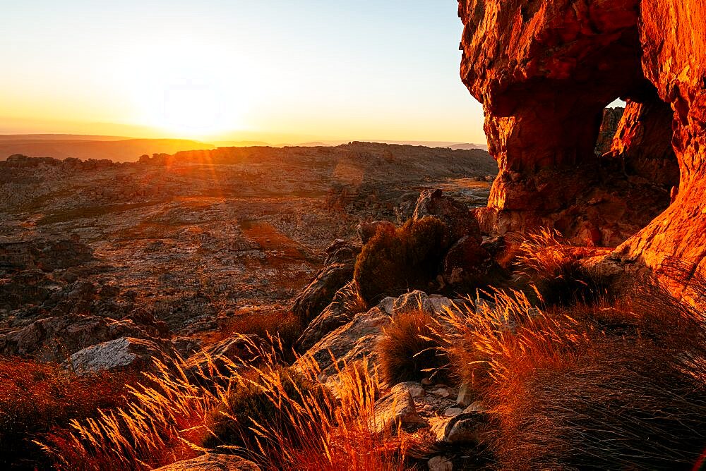 Sunrise at Wolfberg Arch, Cederberg Mountains, Western Cape, South Africa