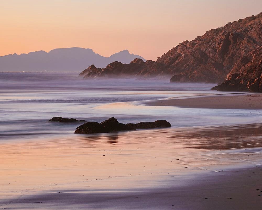 Dusk at Kogel Bay Beach, Western Cape, South Africa