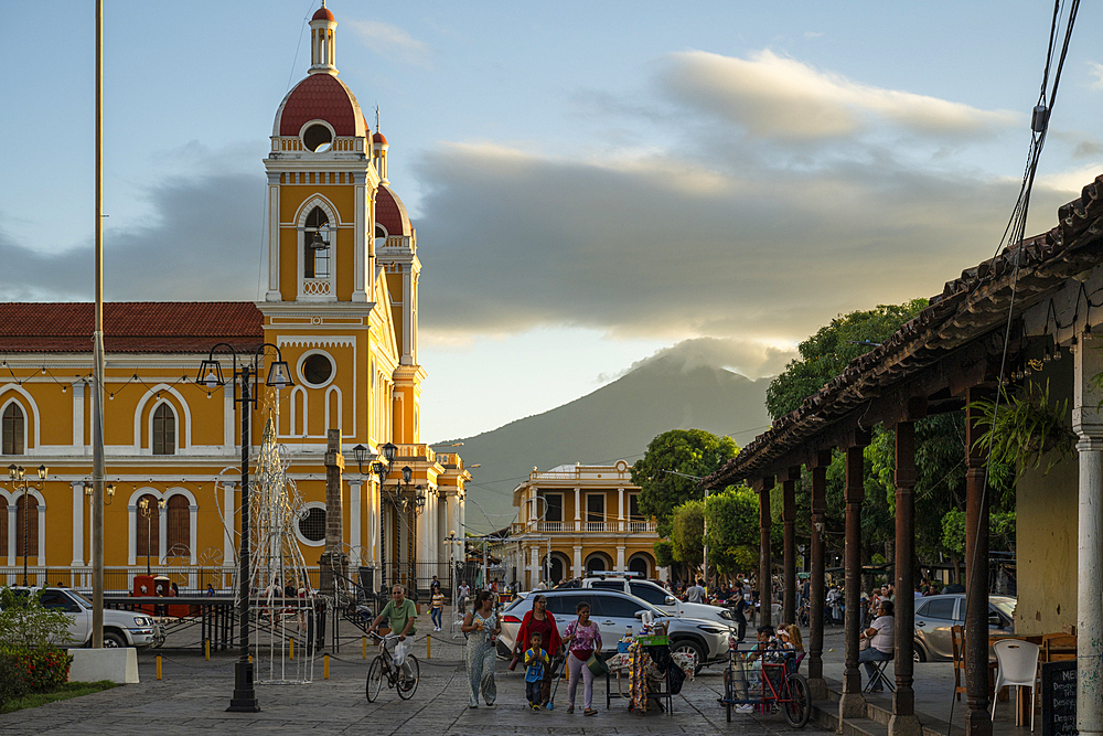 Exterior of Granada Cathedral, Granada, Nicaragua, Central America