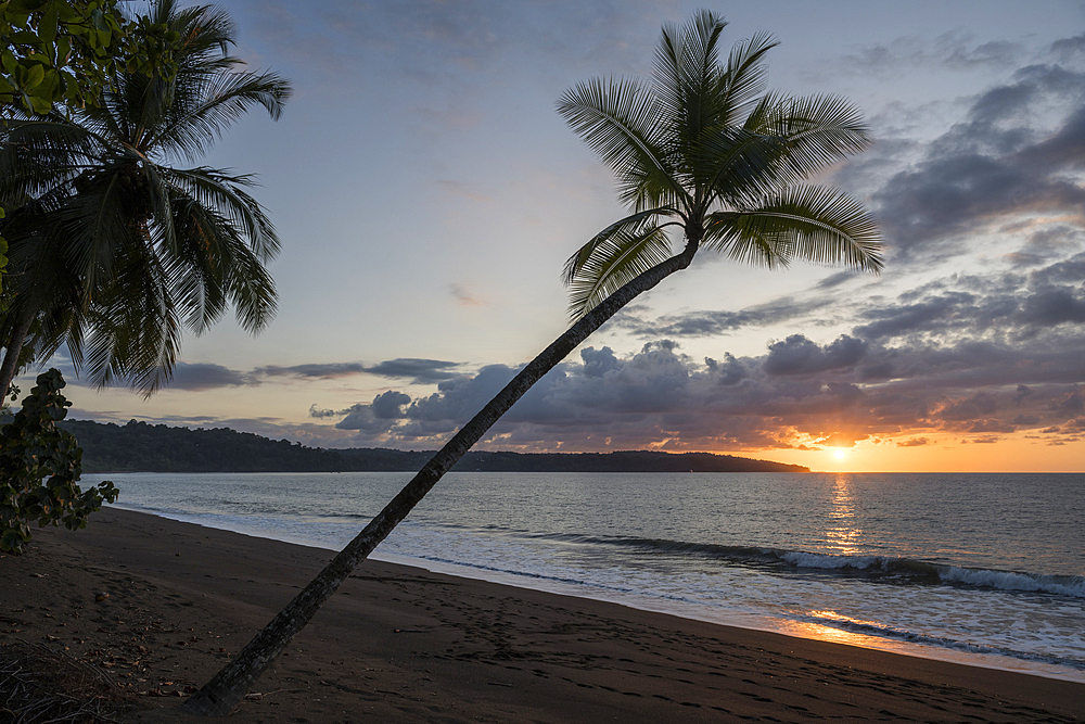 Sunset over Drake Bay, Puntarenas Province, Costa Rica, Central America