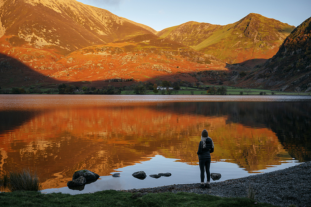 Crummock Water, Lake District National Park, UNESCO World Heritage Site, Cumbria, England, United Kingdom, Europe