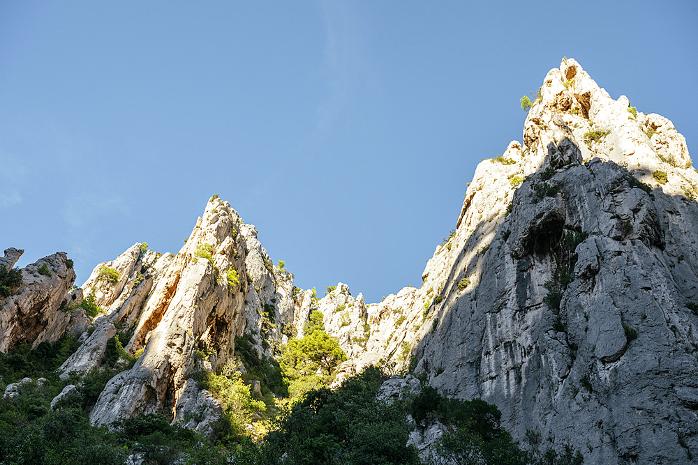 Calanque d'En-Vau in Calanques National Park, Cassis, Bouches-du-Rhone, French Riviera, Provence-Alpes-Cote d'Azur, France, Europe