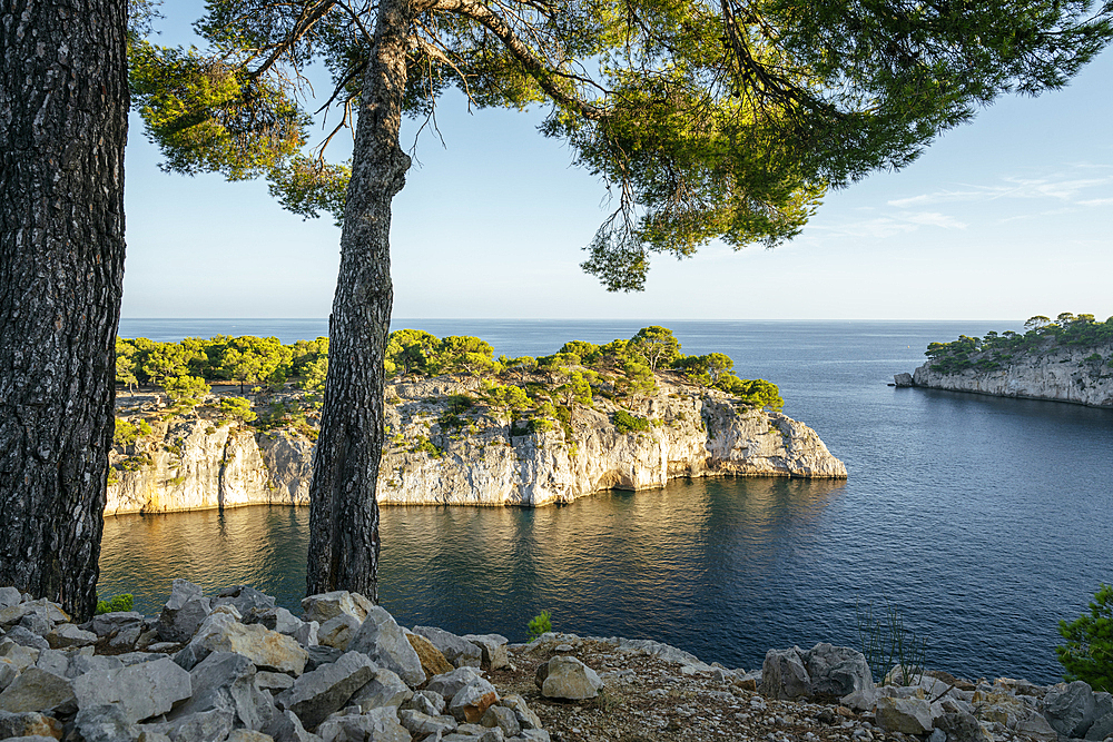 Calanque d'En-Vau in Calanques national park, Cassis, Bouches-du-Rhone, French Riviera, Provence-Alpes-Cote d'Azur, France