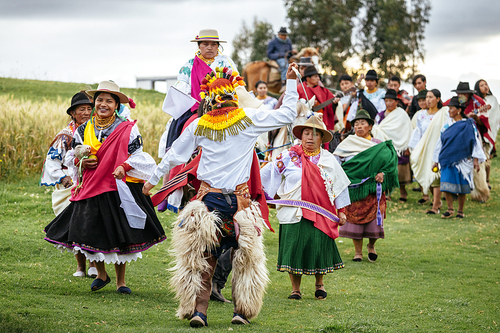 Festival of Light (Inti raymi festival) Cochas Community, Angochagua Parochia, Imbabura Province, Ecuador