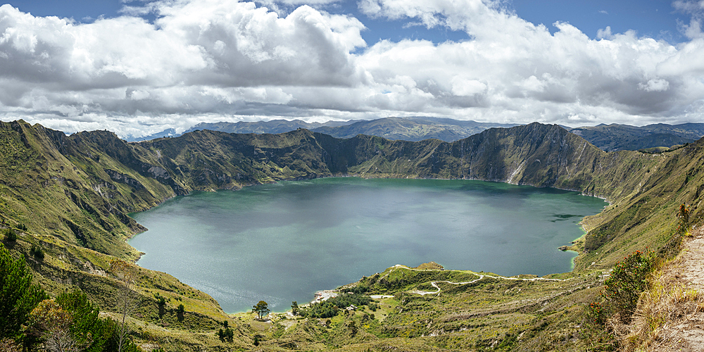 Quilotoa Lake, Cotopaxi Province, Ecuador