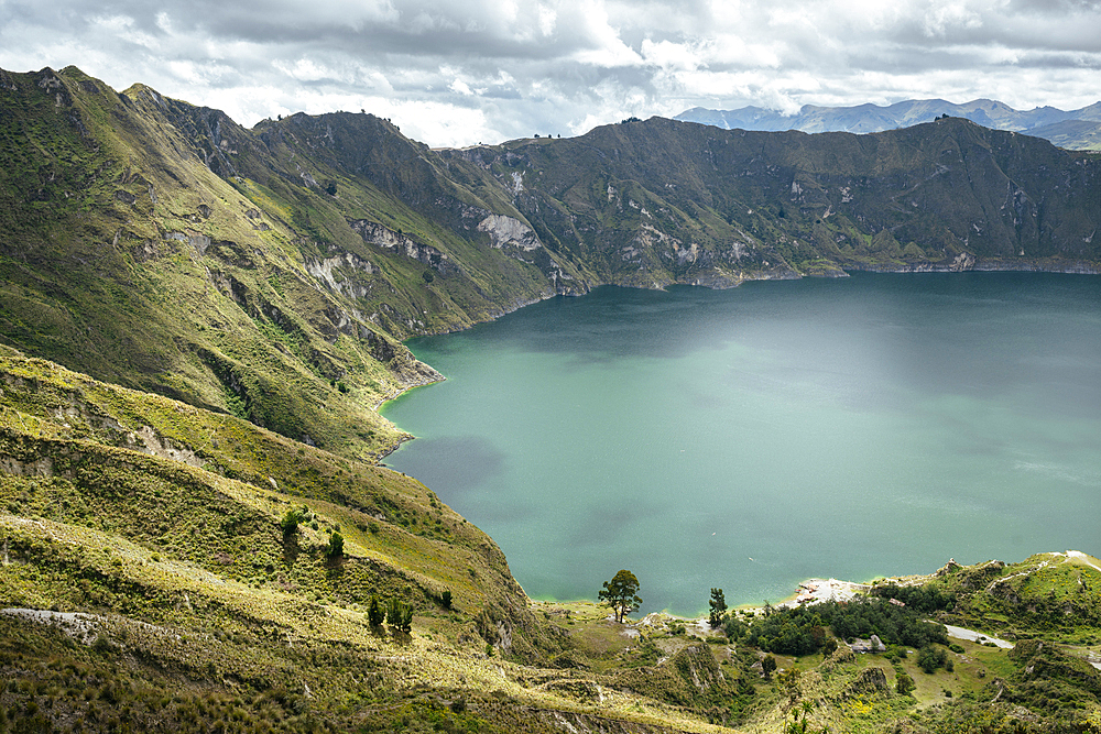 Quilotoa Lake, Cotopaxi Province, Ecuador