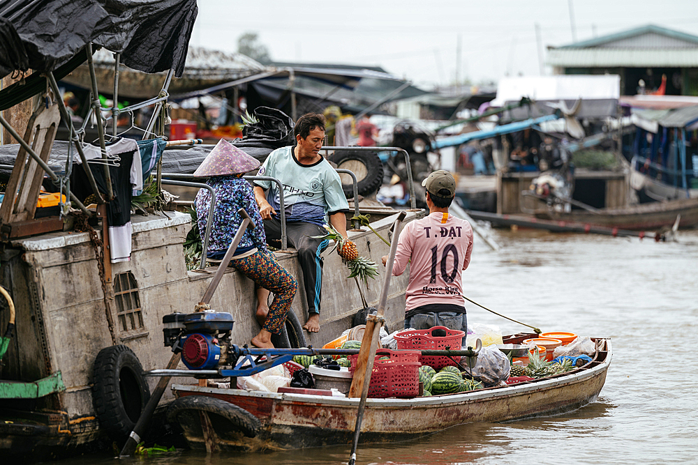 Can Tho Floating Market, Can Tho Province, Mekong Delta, South Vietnam